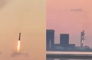 Irmão de Musk posta novo vídeo do retorno de propulsor da Starship; veja (Foto: Divulgação)