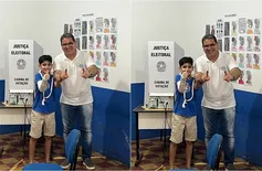 Júnior Carvalho vota em Demerval Lobão e destaca confiança na vitória