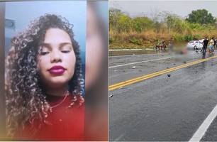 Karen Suzana morreu após colidir motocicleta contra carro de passeio (Foto: Reprodução)