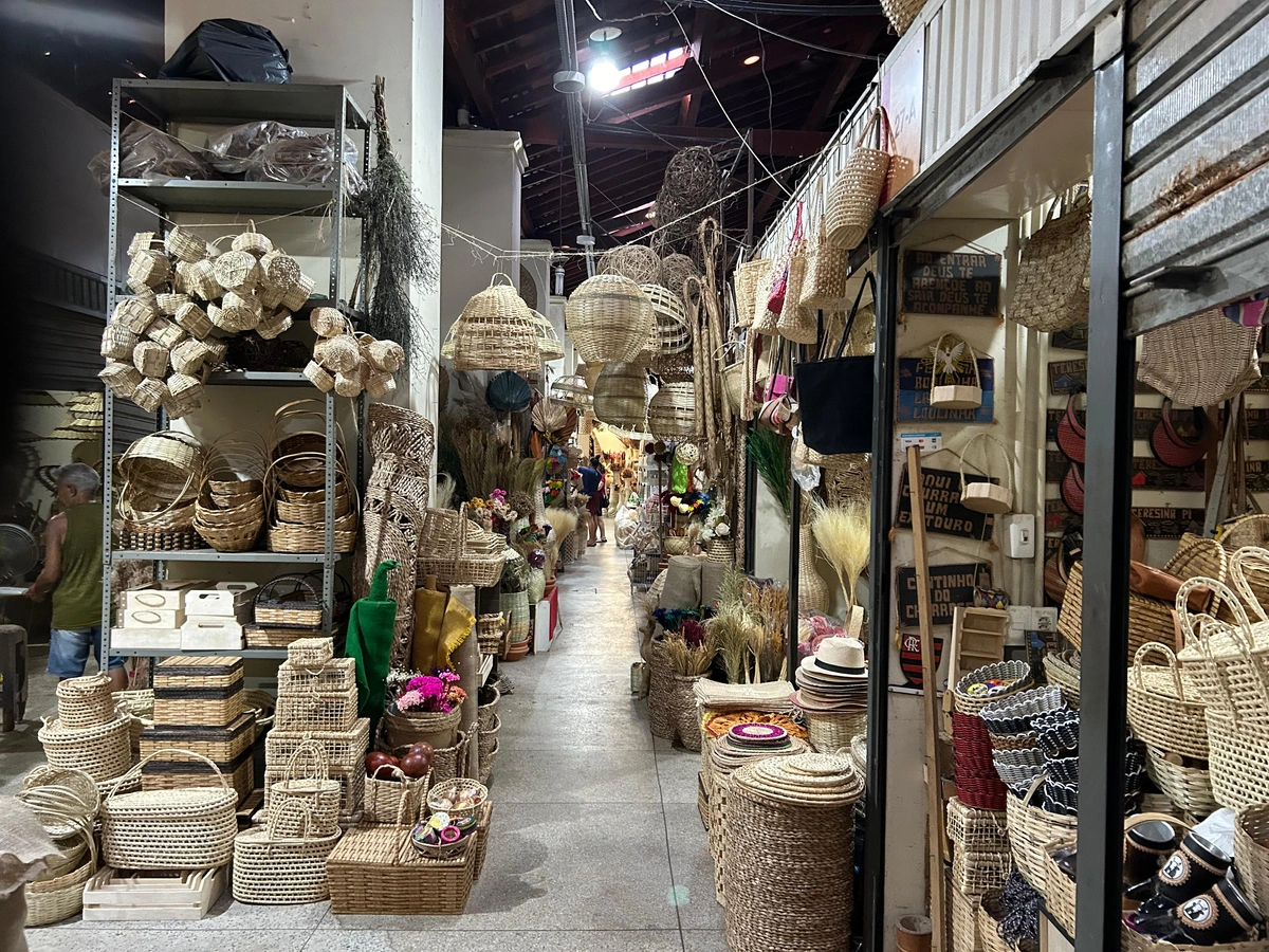 Mercado Central São José, localizado na Praça da Bandeira, no Centro de Teresina