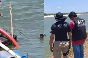 Mergulhadores usam mangueira de ar como respirador e tem dragas interditadas (Foto: Ministério do Trabalho e Emprego/ Ministério Público do Trabalho do Piauí)