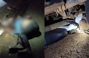 Motociclista morre ao cair e ter cabeça esmagada por caminhão na BR-343 em Angical (Foto: Reprodução)