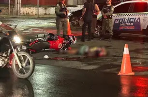 Motociclista morre após colisão com veículo na zona Sul de Teresina (Foto: Ascom/Policia Militar)