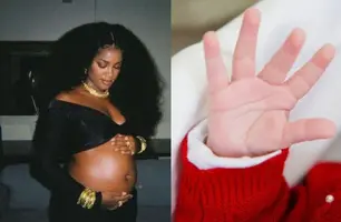 Nasce Nala, filha de IZA e jogador de futebol Yuri Lima (Foto: Divulgação)