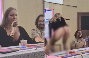 Palestrante piauiense gera discussão após realizar dança erótica na UFMA (Foto: Reprodução)