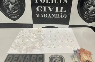 Polícia de Timon faz operação no bairro São Francisco e apreende drogas (Foto: Reprodução)