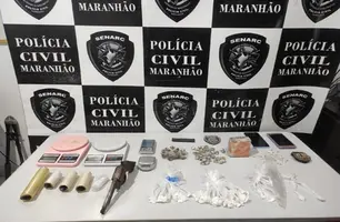 Polícia invade casa em Timon e flagra venda de drogas (Foto: Reprodução)