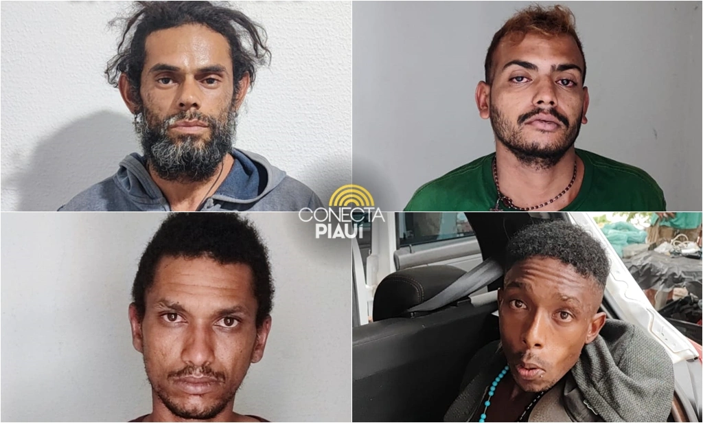 Polícia prende suspeitos por furtos e roubos no centro de Teresina