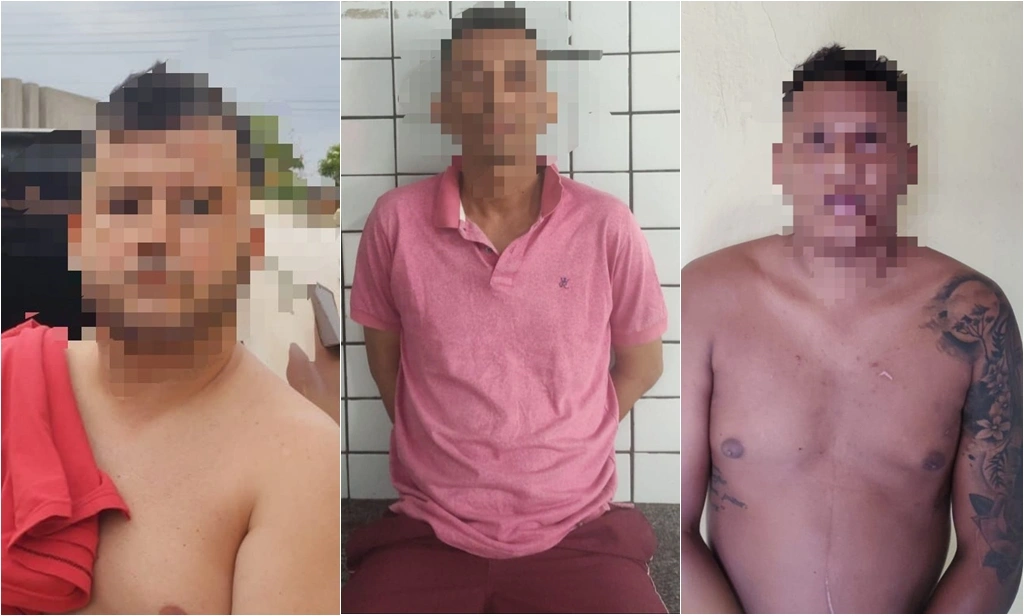 Polícia prende três homens por roubo em loja de celulares em Teresina