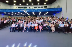 Prefeitos piauienses participam de encontro na Feira do Empreendedor do Sebrae (Foto: Conecta Piauí)