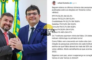 Rafael Fonteles destaca vitória de Fábio Novo em pesquisas para prefeito de Teresina (Foto: Reprodução)