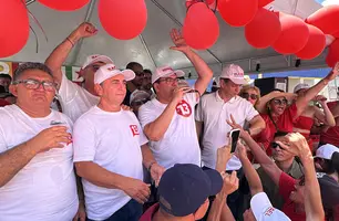 Rafael Fonteles participa de evento organizado por Didissa em Francisco Santos (Foto: James Rodrigues/Conecta Piauí)