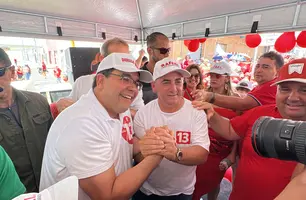 Rafael Fonteles participa de evento organizado por Didissa em Francisco Santos (Foto: James Rodrigues/Conecta Piauí)