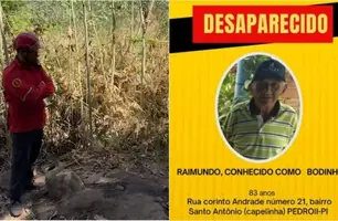 Raimundo estava desaparecido desde domingo (29) (Foto: Reprodução)