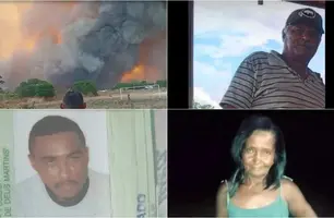 Saiba quem são as vítimas do incêndio que vitimou família na comunidade Santa Clara, próximo a Canto do Buriti (Foto: Reprodução)