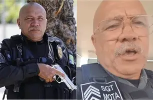 Sargento Mota se pronuncia após ser alvo de operação (Foto: Reprodução)