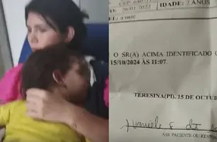 Tia denuncia demora para realização de atendimento no HUT em Teresina (Foto: Reprodução)