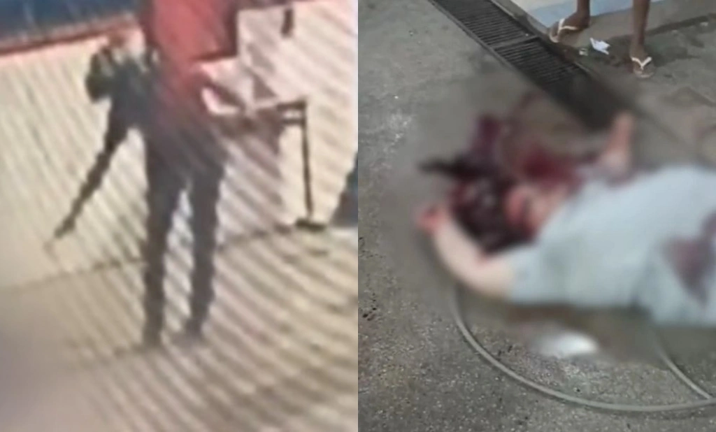 Vídeo flagra momento que dupla executa vigilante a tiros zona na Norte de Teresina