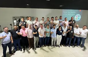 Admaelton Bezerra realiza encontro com prefeitos para discutir eleições da APPM (Foto: Conecta Piauí)