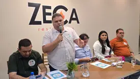 Admaelton Bezerra reúne prefeitos para articular campanha à presidência da APPM (Foto: Conecta Piauí)