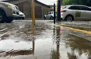 Chuva em Teresina (Foto: Pedro Melo/Conecta Piauí)