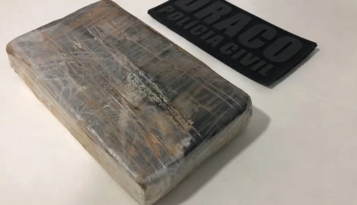 Cocaína apreendida
