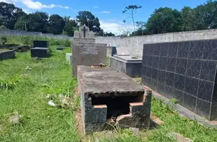 Corpo de bebê é roubado de sepultura no Rio de Janeiro (Foto: Reprodução)