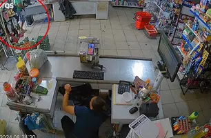 Criminoso é preso após aterrorizar comércios em município no interior do Piauí (Foto: Reprodução)