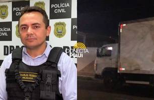 Delegado detalha prisão de motorista de frigorífico com 1 kg de droga em Teresina (Foto: Conecta Piauí)