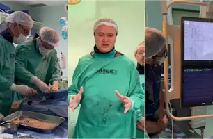 Dr. Paulo Márcio realiza cirurgia cardíaca inédita em hospital público do Piauí (Foto: Reprodução)