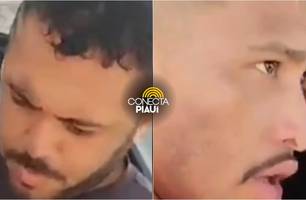 Dupla é presa por roubo no bairro Poti Velho; criminosos usavam moto de aplicativo (Foto: Reprodução)