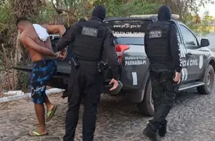 E.C. foi preso na cidade de Parnaíba (Foto: Reprodução)