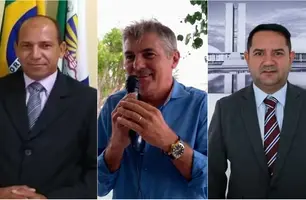 Elcimar Ribeiro, Marcondes Jucá e Carlos Alberto Queiroz, respectivamente (Foto: Reprodução)