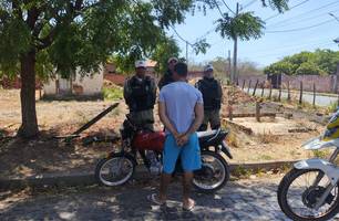 Equipe ECHO apreende motocicleta com sinais de adulteração durante fiscalização de trânsito na zona leste (Foto: Reprodução)