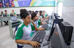 Estudantes da rede estadual (Foto: Reprodução)