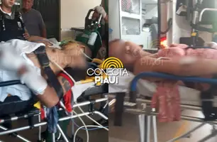 Ex-presidiário e mulher são baleados em tentativa de execução em Demerval Lobão (Foto: Imagens obtidas pelo Conecta Piauí)