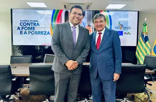 Fernando Lima e Wellington Dias (Foto: Ascom/Fernando Lima)