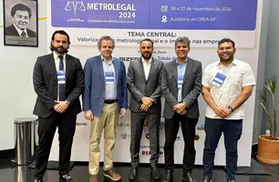 Fernando Lima participa do Seminário METROLEGAL 2024 em São Paulo (Foto: Ascom/Fernando Lima)