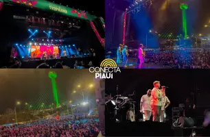 Ferrugem e Gilsons embalam noite do segundo dia de Festival Tropicana em Teresina (Foto: Conecta Piauí)