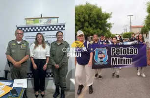 Formatura do Pelotão Mirim celebra a dedicação de jovens e crianças em Curimatá (Foto: Reprodução)
