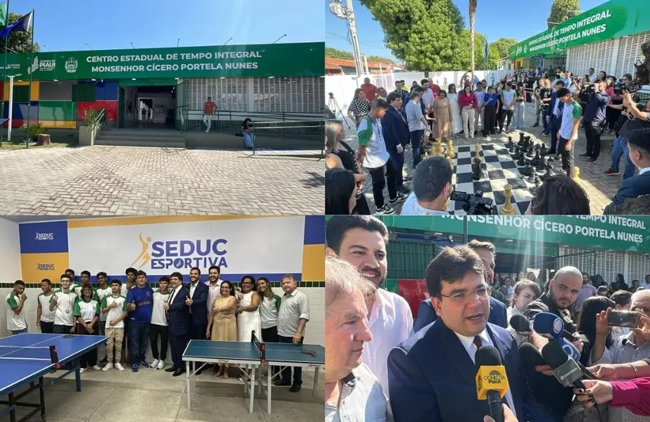 Governador inaugura reforma e modernização de escola na zona Sul de Teresina
