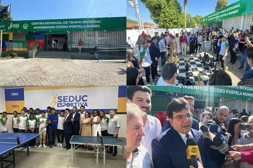 Governador inaugura reforma e modernização de escola na zona Sul de Teresina Governador inaugura reforma e modernização de escola na zona Sul de Teresina