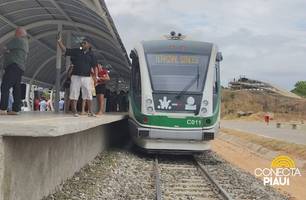 Governo inaugura etapa de expansão da estação de metrô na zona Sudeste de Teresina (Foto: Conecta Piauí)