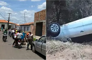 Grave acidente de moto deixa comerciante ferido após ataque em Barras (Foto: Reprodução)