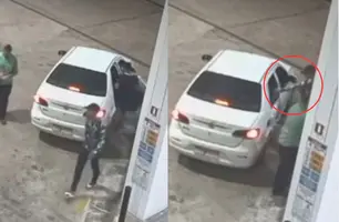 Homem é executado com tiros logo após entrar em táxi no Amazonas (Foto: Reprodução)