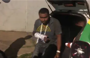 Homem foi preso por homicídio após sofrer acidente em Teresina (Foto: Conecta Piauí)