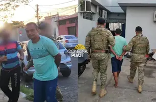 Homem tenta agredir esposa, é impedido por filho e desacata policiais em Teresina (Foto: Repórter 12/Conecta Piauí)