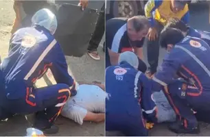 Idoso morreu após ser atingido por motocicleta (Foto: Reprodução)