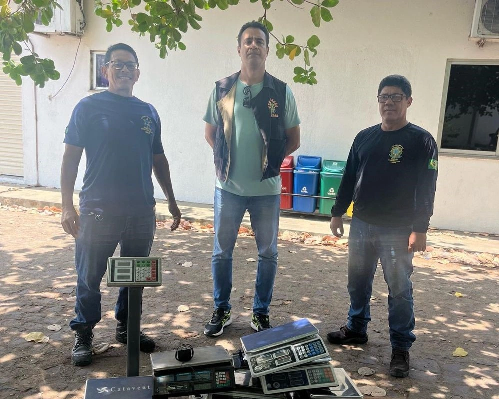 Imepi apreende balanças no povoado Chapadinha Sul e na cidade de Lagoa do Piauí