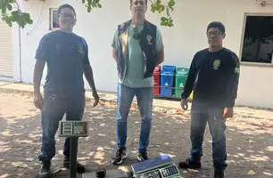 Imepi apreende balanças no povoado Chapadinha Sul e na cidade de Lagoa do Piauí (Foto: Reprodução)
